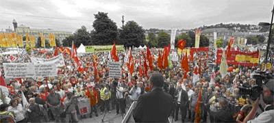 12 giugno 2010 - Germania manifestazione dei servizi pubblici e privati Ver.di.