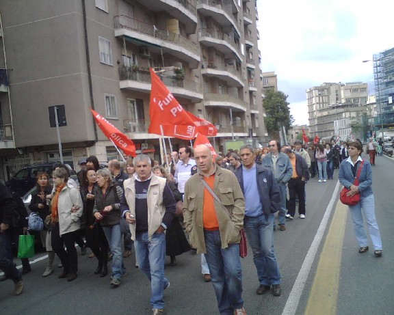 Foto manifestanti del 6 ottobre - Genova