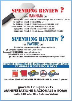 volantino manifestazione Roma