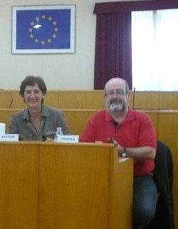 Enrique Fossoul con Rossana Dettori