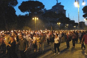 foto della fiaccolata