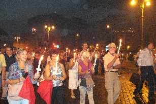 foto della fiaccolata