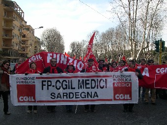 La FP CGIL Medici Sardegna il 13 a Roma