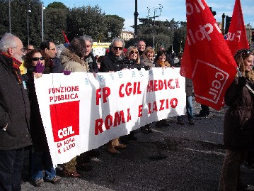 La FP CGIL Medici Roma e Lazio il 13 a Roma