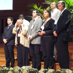 delegati presentano i dieci punti di azione