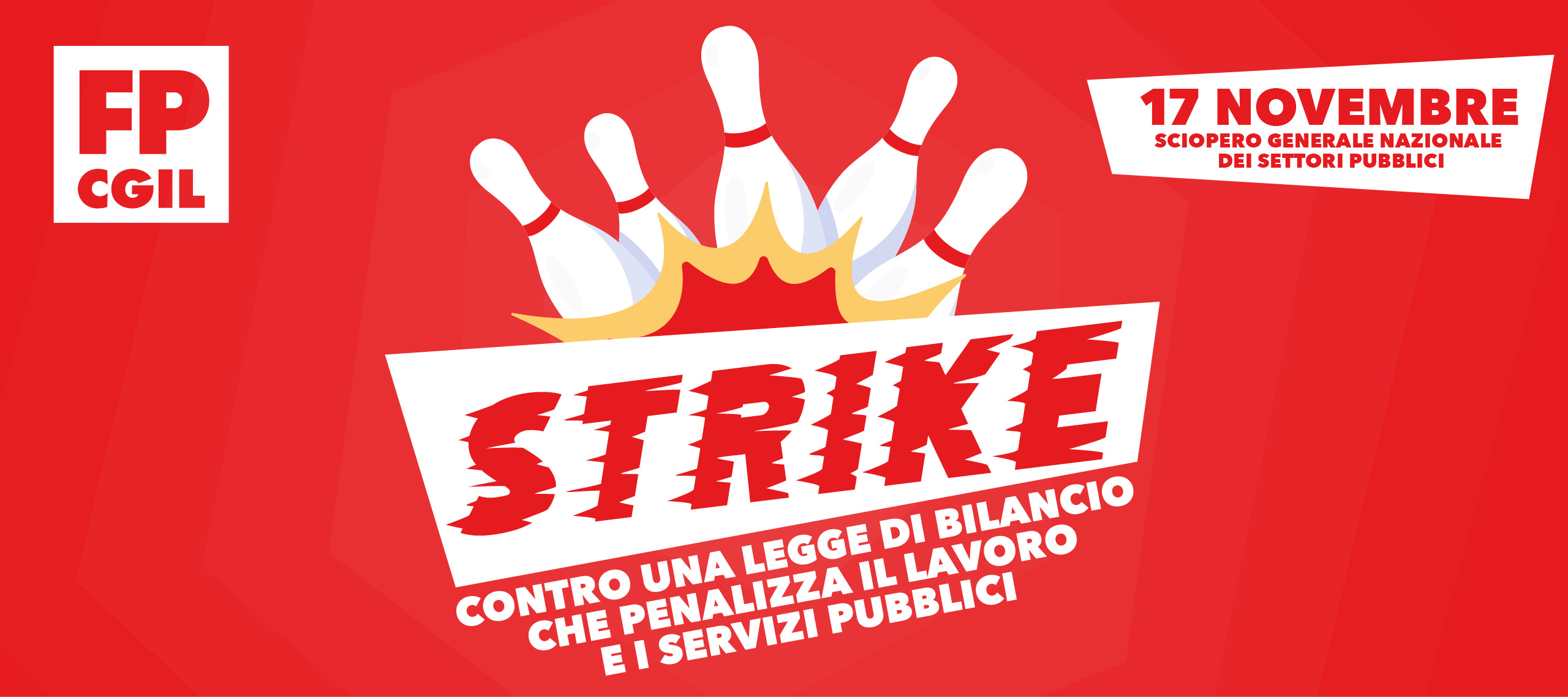 Sciopero 17 novembre FP Cgil funzione pubblica
