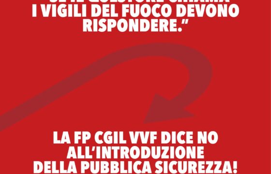 VVF: Procedura di raffreddamento – La Fp Cgil VVF non concilia
