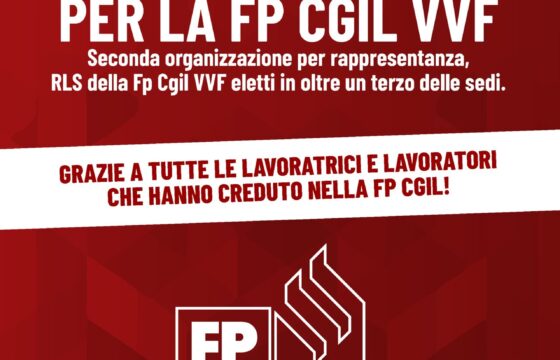 VVF: Elezioni Rls – Fp Cgil VVF, “si rafforza nostra rappresentanza”