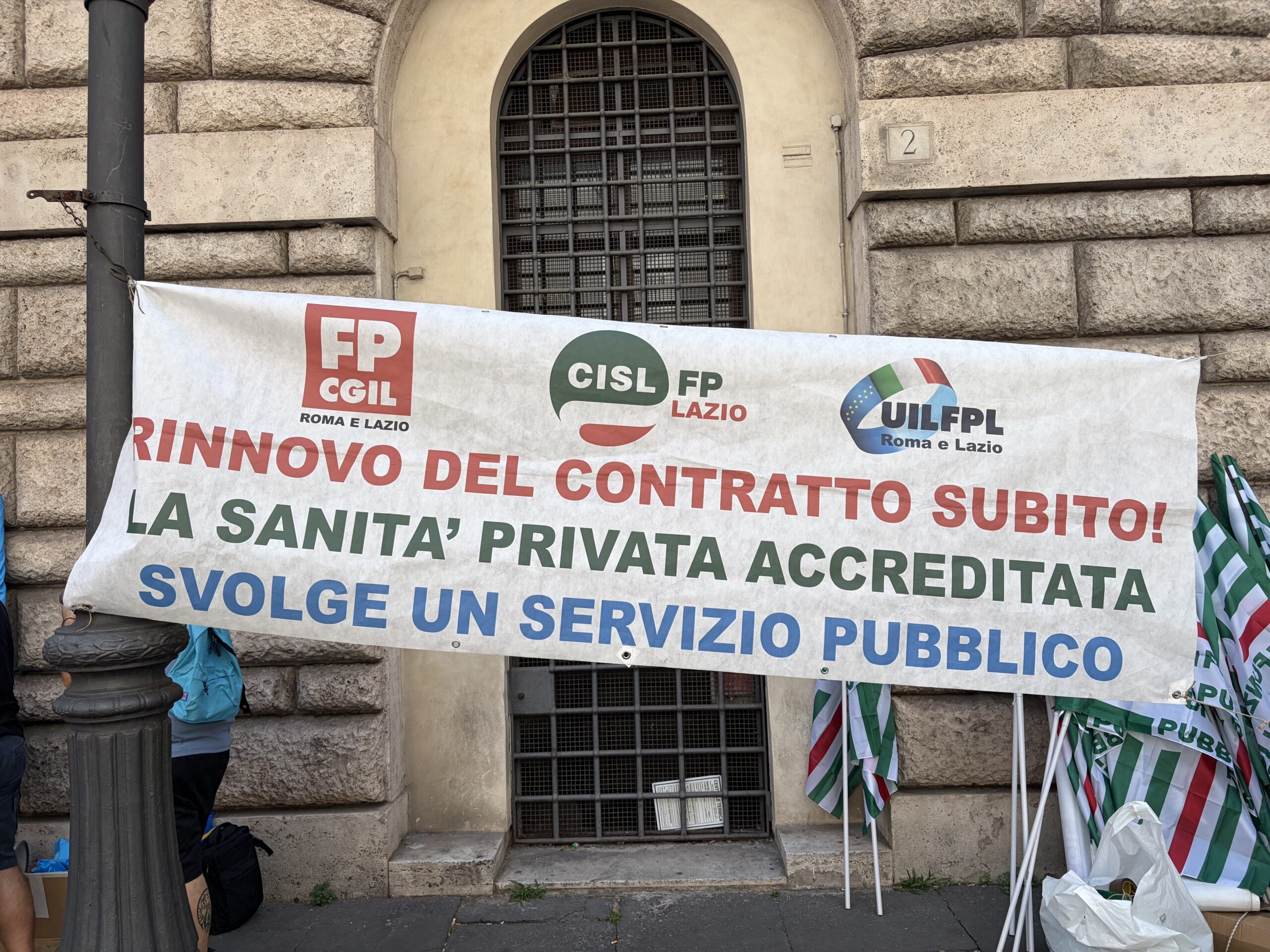 Sanità privata e sociosanitario: sindacati, “in piazza contro emendamento della vergogna”