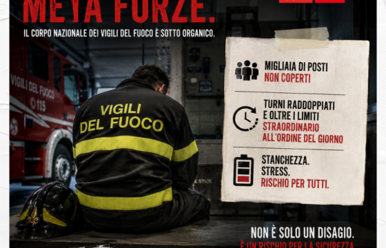 Vvf: Fp Cgil, “grave carenza organico, soccorso a rischio”