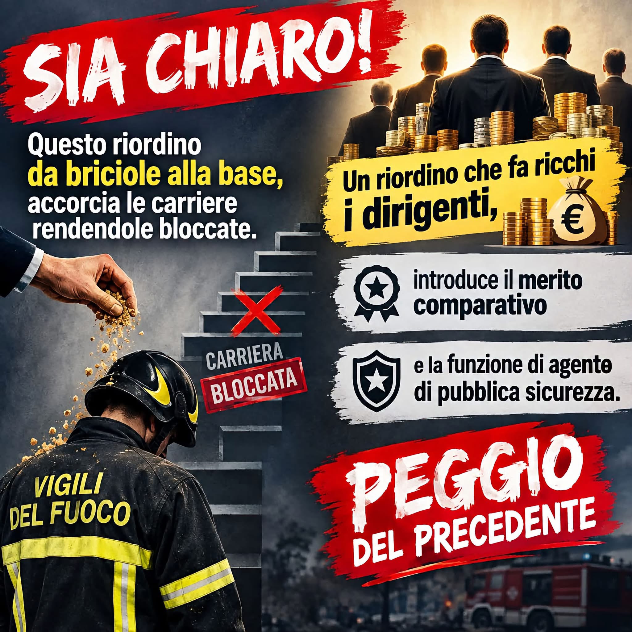 Vigili del fuoco: Fp Cgil, domani mobilitazione nazionale, “no al riordino del Corpo”